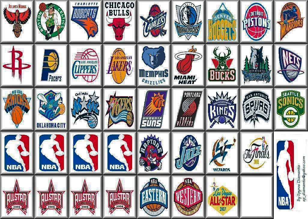 “NBA teams” tileset for Kyodai Mahjongg | Mahjongg